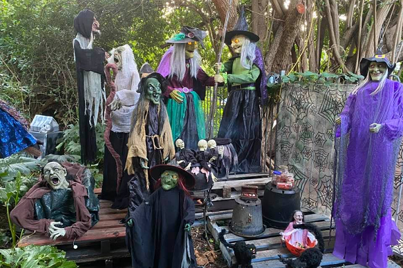 In the Perth Hills a Halloween house of horrors has become a popular attraction.