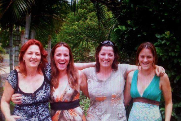 Jourdan sisters Christine, Sandrine, Bernadette and Diana. 