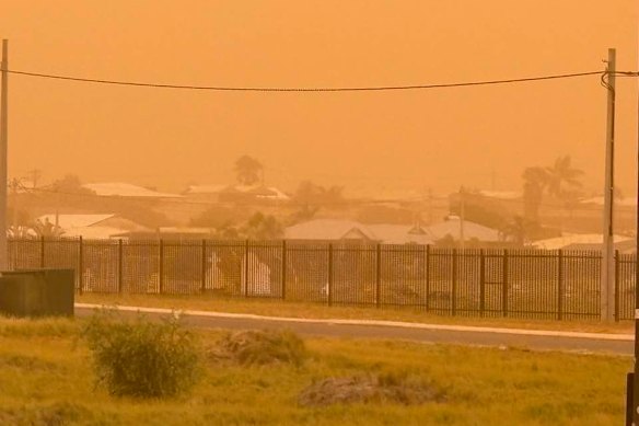 Member for the Mining and Pastoral region Neil Thomson posted this photo of Carnarvon on Friday.