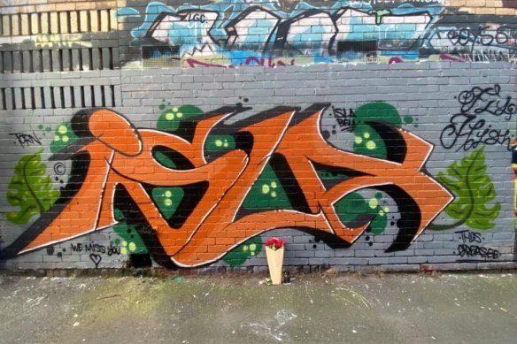 An Isla Bell mural painted by street artist Torn in Abbotsford.