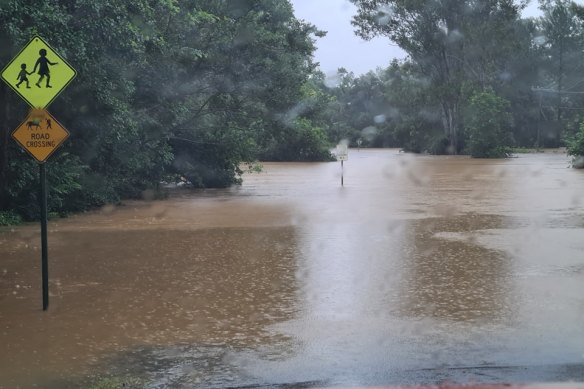 Flooding at Cooran. 