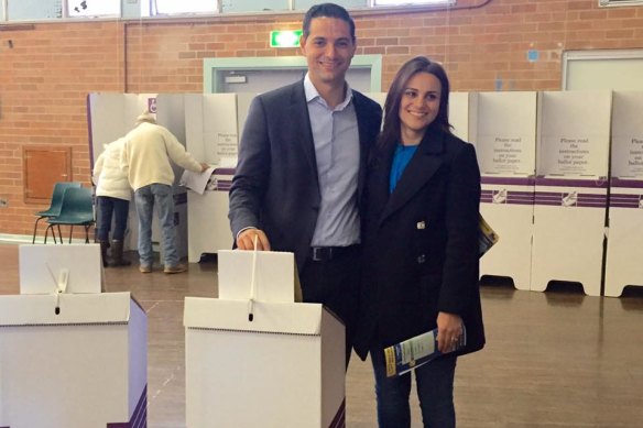 Liverpool Mayor Ned Mannoun and his wife, Liberal candidate for Holsworthy, Tina Ayyad.