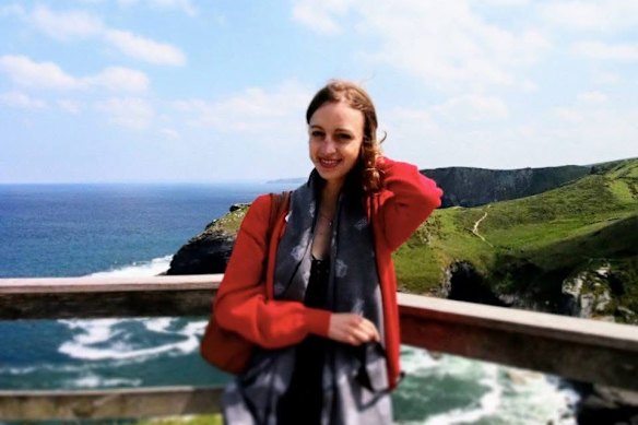 Writer Katherine Brabon shortly after her diagnosis at 23.