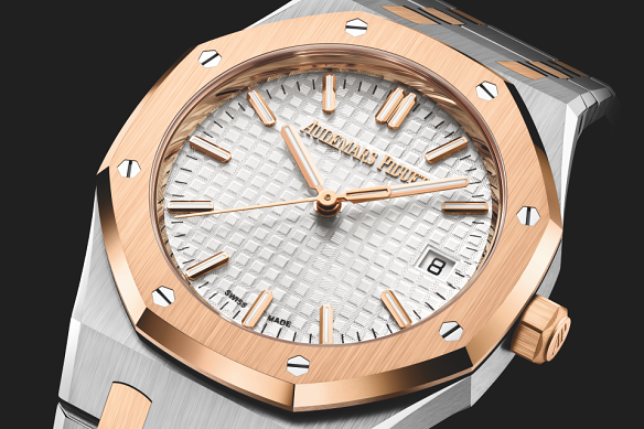 The evolution of the iconic Royal Oak has created a collection with over 500 variations, with the Royal Oak Selfwinding 50th Anniversary 37mm in two-tone stainless steel and pink gold being one of them.