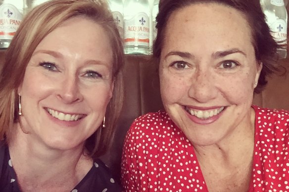 ABC journalists Leigh Sales, left, and Lisa Millar have been best friends for 20 years.