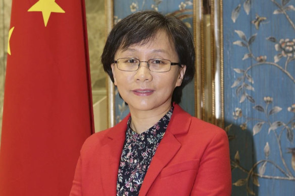 Chinese consul-general to WA Dong Zhihua. 