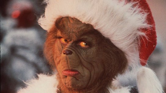 Jim Carrey stars as The Grinch in How The Grinch Stole Christmas.
