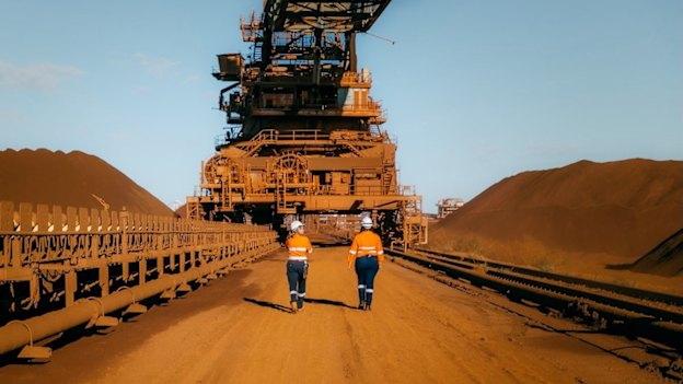 Iron ore worth an astronomical sum moves through BHP’s Port Headland operations.