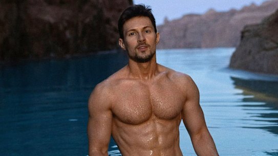 Telegram co-founder Pavel Durov in a picture posted on the app.