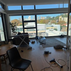 Callum Fairleigh allegedly destroyed the apartment his former partner had rented after she ended the relationship.