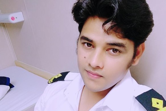 Gaurav Singh, an officer on the ship, Anastasia. 