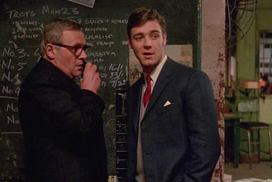 Anthony Hopkins (left) and Russell Crowe starred in the 1992 movie Spotswood.