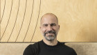 Uber global chief executive Dara Khosrowshahi in the company’s Sydney office last October.