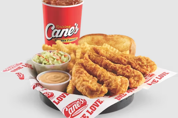 Raising Cane’s chicken fingers.