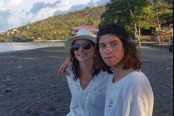 Maxwell Darley Syme, pictured with his mum Jody, died during a camping trip with mates four and a half years ago.