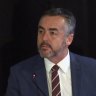 Former Veteran Affairs Minister Darren Chester speaking at the Royal Commission into Defence and Veteran Suicide in Townsville. 