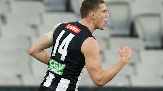 Collingwood’s Darcy Cameron.