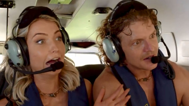 Shannon is terrified of heights - and her date with Nick involved being winched out of a helicopter. 