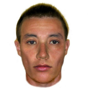 The computer-generated image of a man police believe was responsible for a "cowardly" attack in Sandgate.