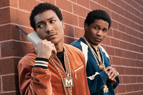 In BMF Demetrius Flenory jnr and Da’Vinchi play brothers in 1980s Detroit who built a cocaine empire.