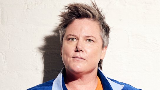 Hannah Gadsby is enjoying the quiet of their home in regional Victoria.