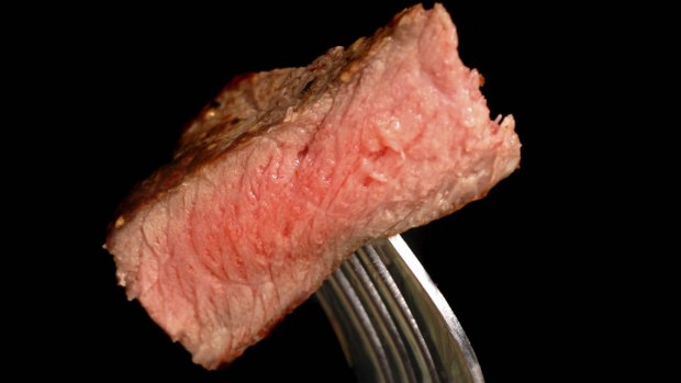 Ranchers have a real beef with fake meat. Pictured: real beef.