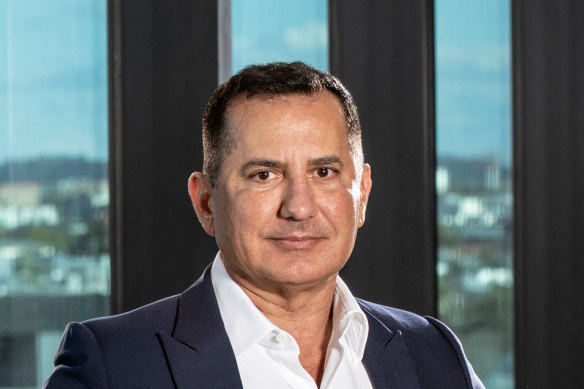 Bank of Queensland CEO George Frazis. 