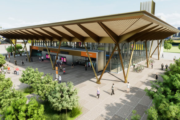 The planned Woolloongabba Cross River Rail station.