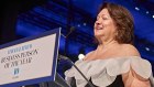 Gina Rinehart  praised Lynas boss Amanda Lacaze while accepting the Australian Financial Review’s Business Person of the Year award in December.