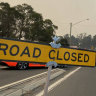 Roads closed as South Coast fire burns out of control