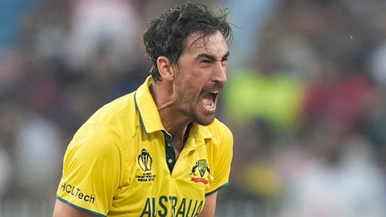 Another one for Mitchell Starc.