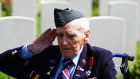 RAF veteran Bernard Morgan,100, from Crewe, visits the war graves ahead of the Royal British Legion Service to commemorate the 80th anniversary of D-Day, at Bayeux cemetery in Bayeux, France.