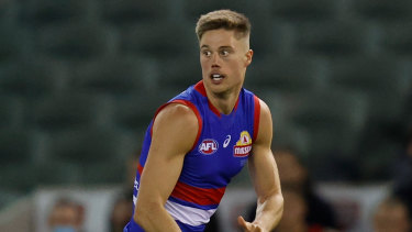 Josh Schache is into the Bulldogs side. 