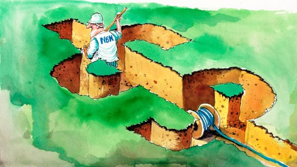 The National broadband network is now billions over budget and years late.