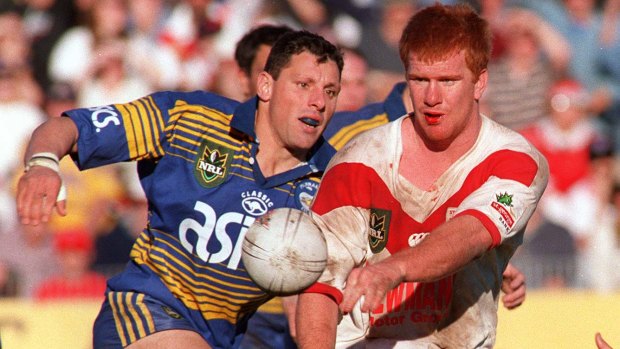 Gone too soon: Lance Thompson playing for the Dragons back in 1998.