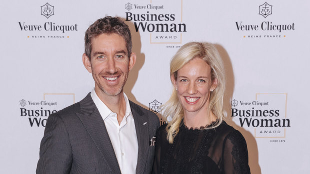 Billionaire Atlassian co-founder Scott Farquhar and wife Kim Jackson.