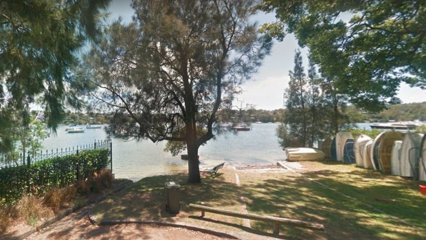 Ms Haddad's body was found at this spot in the Lane Cove River near Angelo Street, Woolwich.