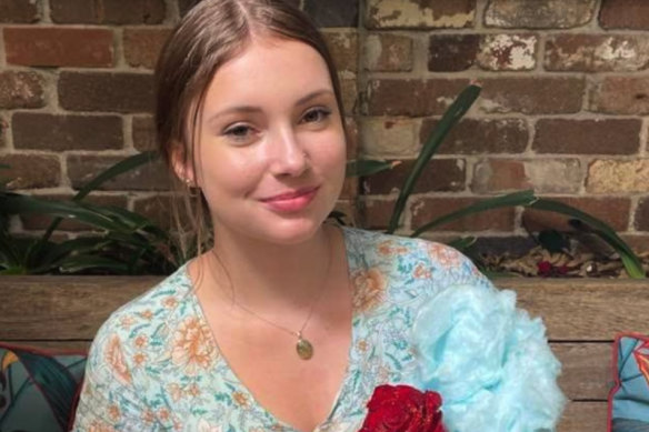 Lily Van de Putte, 15, died in the car crash on Tuesday night.