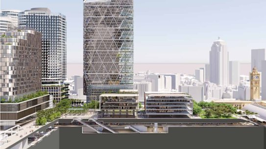 The proposed Central Station redevelopment.