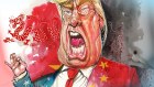  Despite the protests, Donald Trump thinks immigration and an attempt to build a border wall as among his most potent political assets as he counters the Democrats.