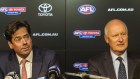 Departing AFL CEO Gillon McLachlan has told AFL Chairman Richard Goyder he will lead negotiations over the lucrative broadcasting rights for the leading football code.