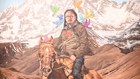 A detail of Packing Room Prize winner Abdul Abdullah’s portrait of friend and fellow artists Jason Phu.