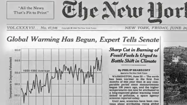 It S Been 30 Years Since The First Alarm On Global Warming Was Sounded