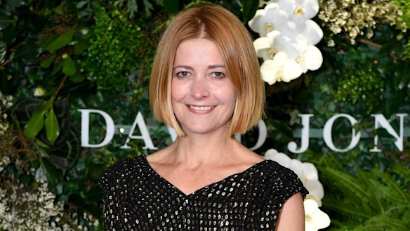 Harper's Bazaar outgoing Editor Kellie Hush at the David Jones SS18 show on Wednesday.