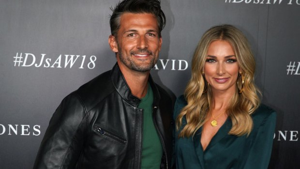 Tim Robards and Anna Heinrich in February.