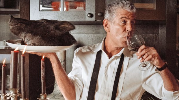 Anthony Bourdain enjoyed the simple pleasures Sydney had to offer during filming of his TV show No Reservations.