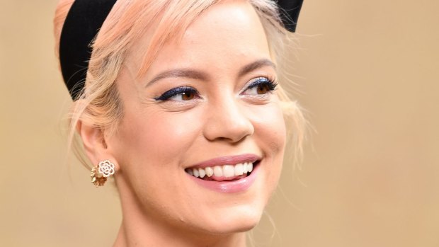 Lily Allen in March.