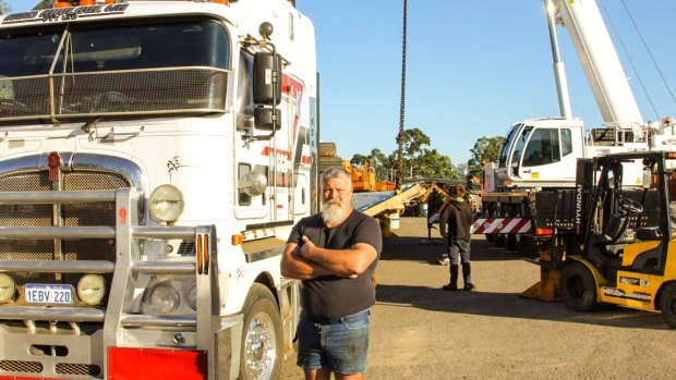 Neville Higgs made the choice to barge mining equipment across the Gulf of Carpentaria because of permit delays.
