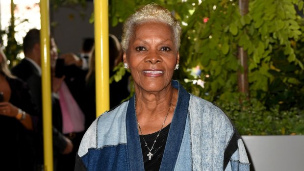 Dionne Warwick in the 1 Oliver St marquee.