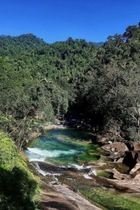 Devil's Pool at Babinda in far north Queensland.